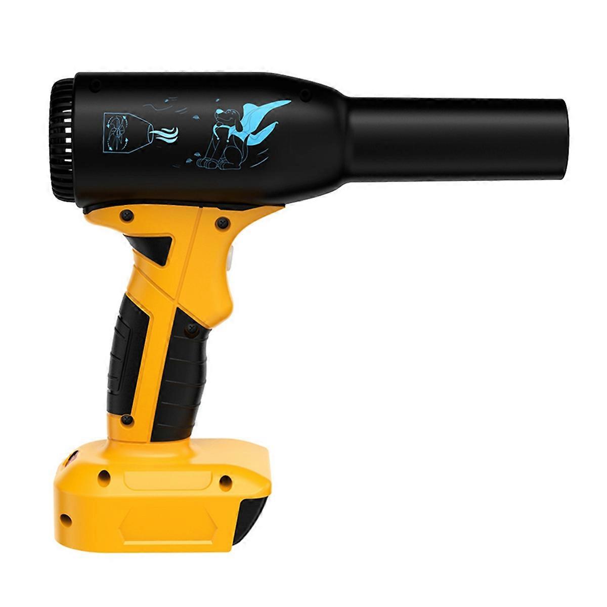 Jet Dry Mini Soffiatore 90000 giri/min Velocità del vento 18V Batteria Ventilatore a getto senza fili per Soffiatore di foglie Asciugatura Pulizia per