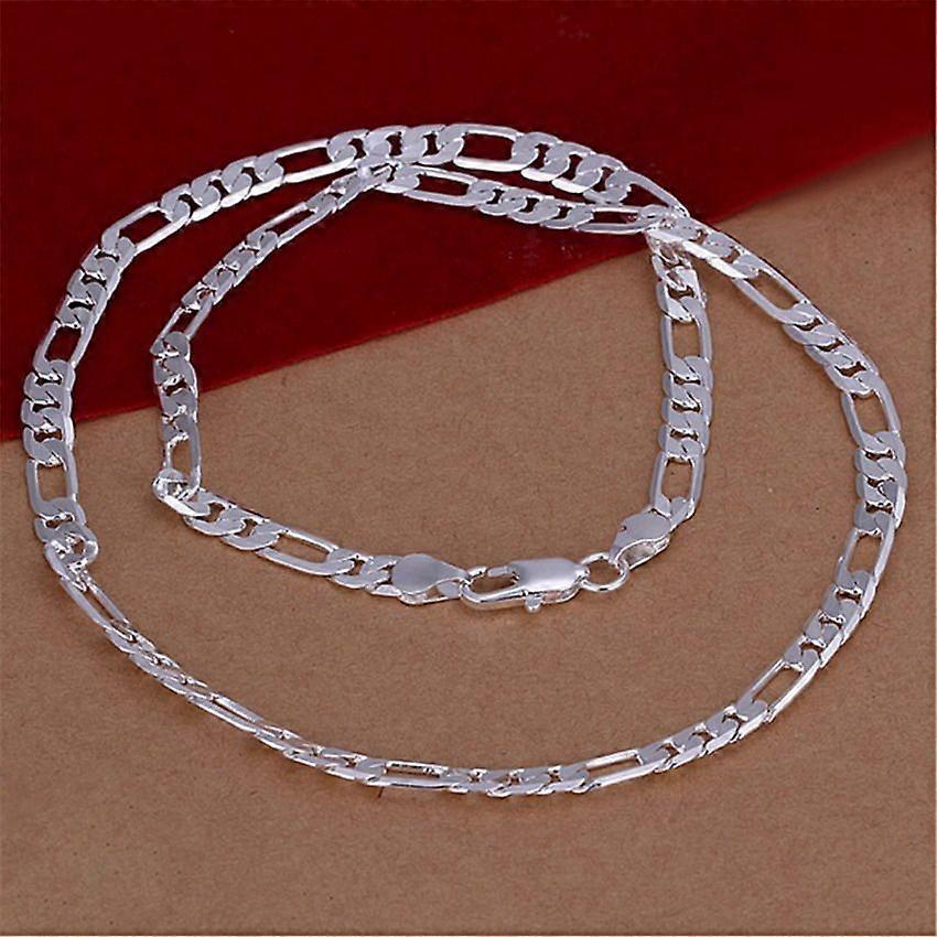 de înaltă calitate 4MM flat chain colier moda bijuterii femei barbati solid cadou de nunta