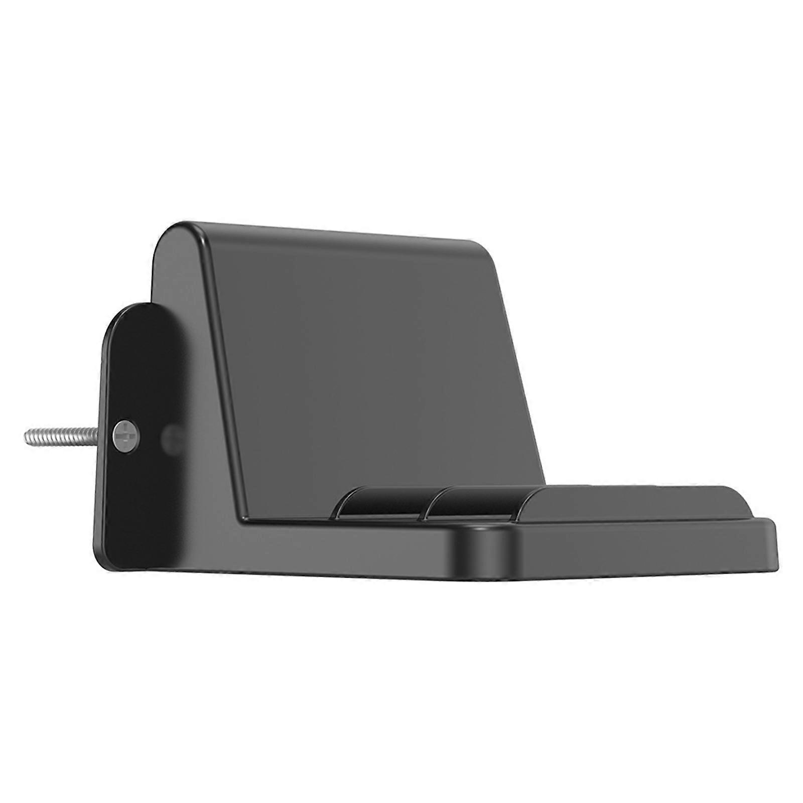 Adjustable Mobile Phone Tablet Wall Mount Holder Bracket for Home and Office Use, Easy to Installs  Black