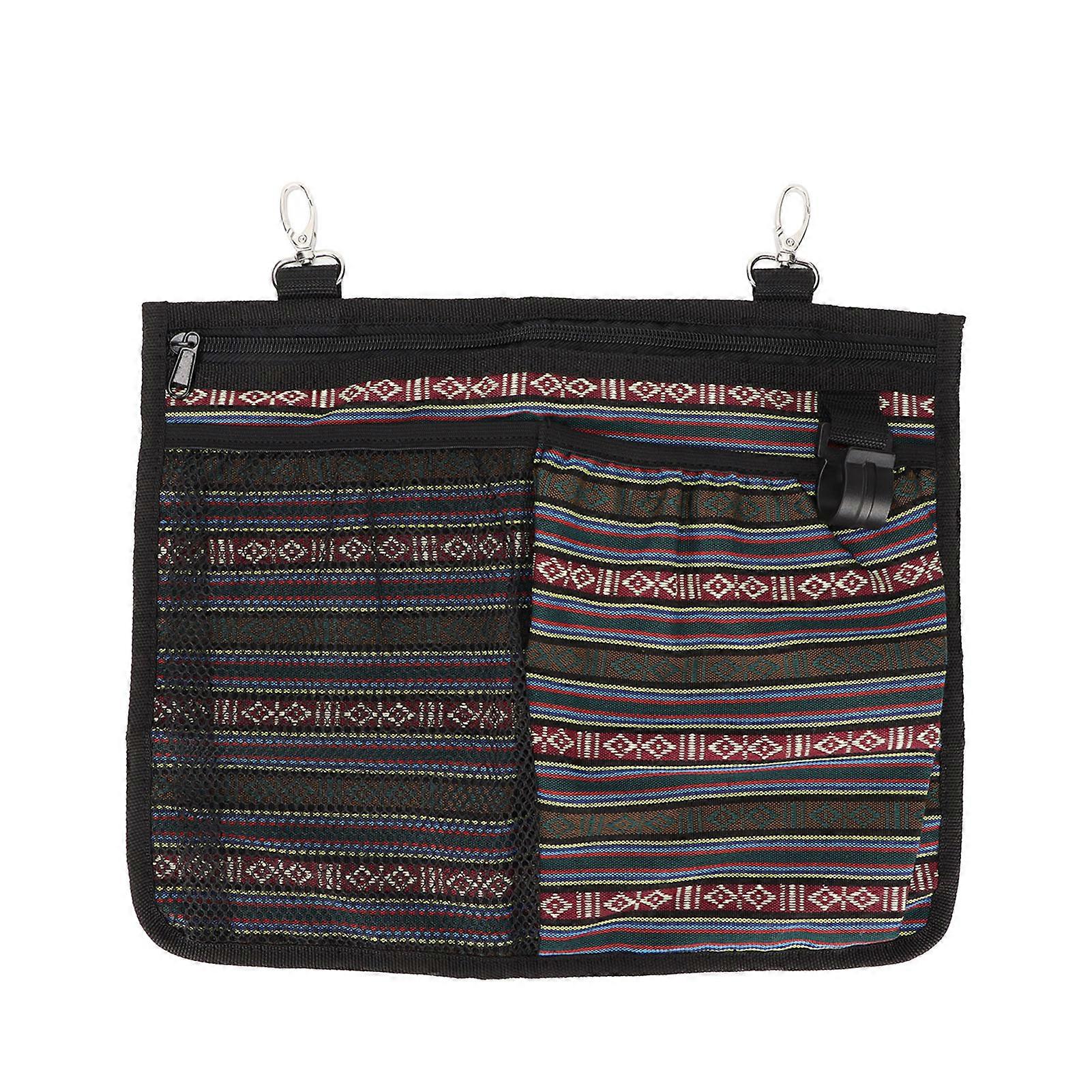 Dog Cage Storage Bag Washable Removable Hanging Organizer for Cat and Dog Cages with Multiple Pockets and Durable Fabric