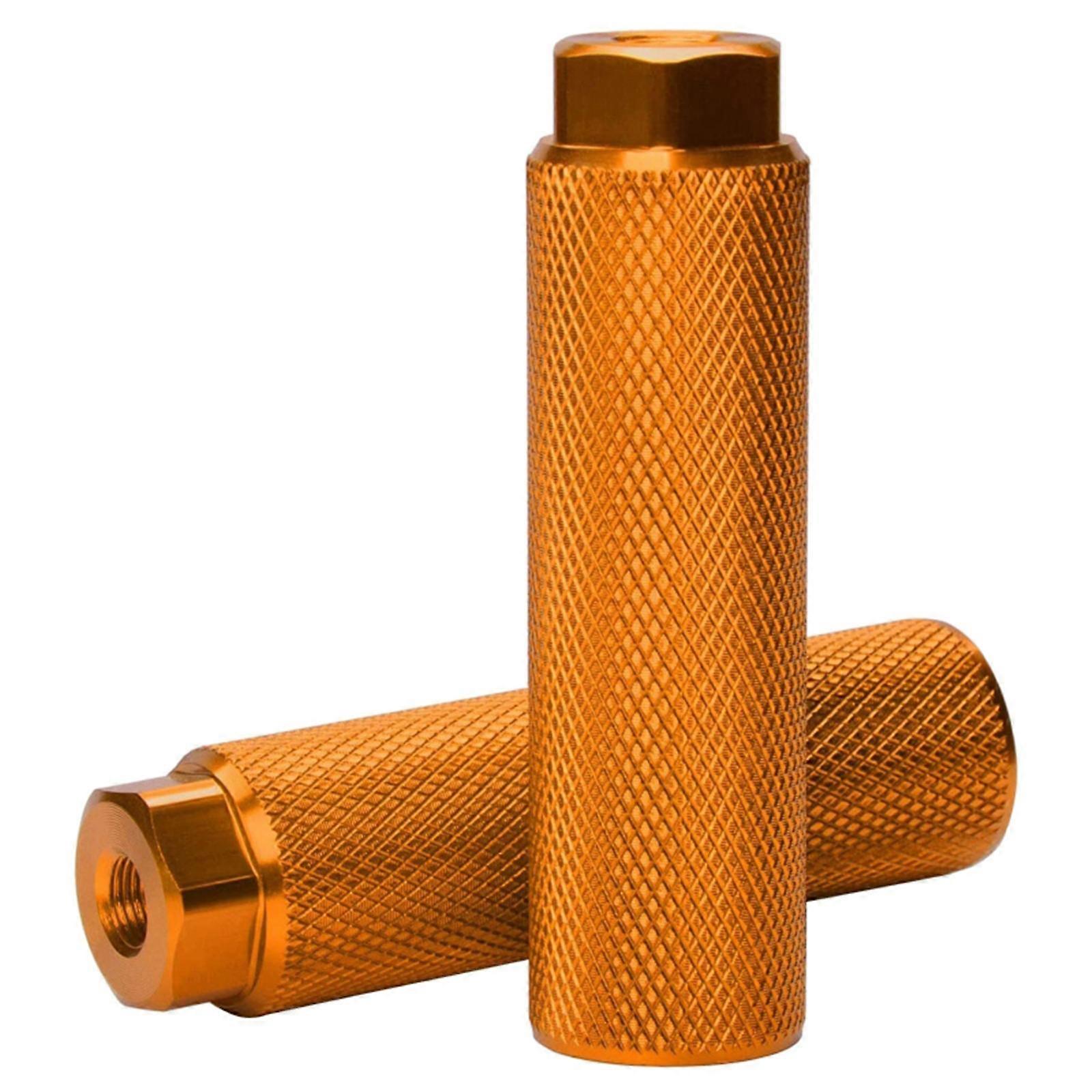 2 repose-pieds de vélo antidérapants en alliage d'aluminium pour cascades.