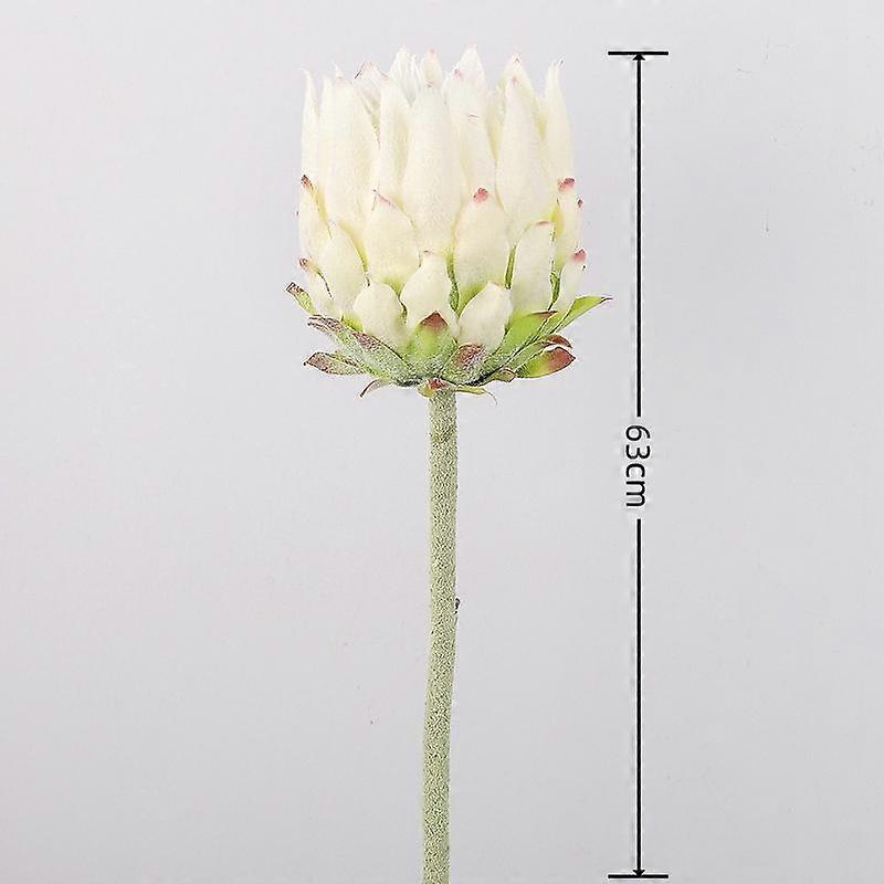 Single Nordic Thistle Artificial Flower Plush Simulation Emperor Flower Home Decoration Wedding Fake Flower Photography Prop