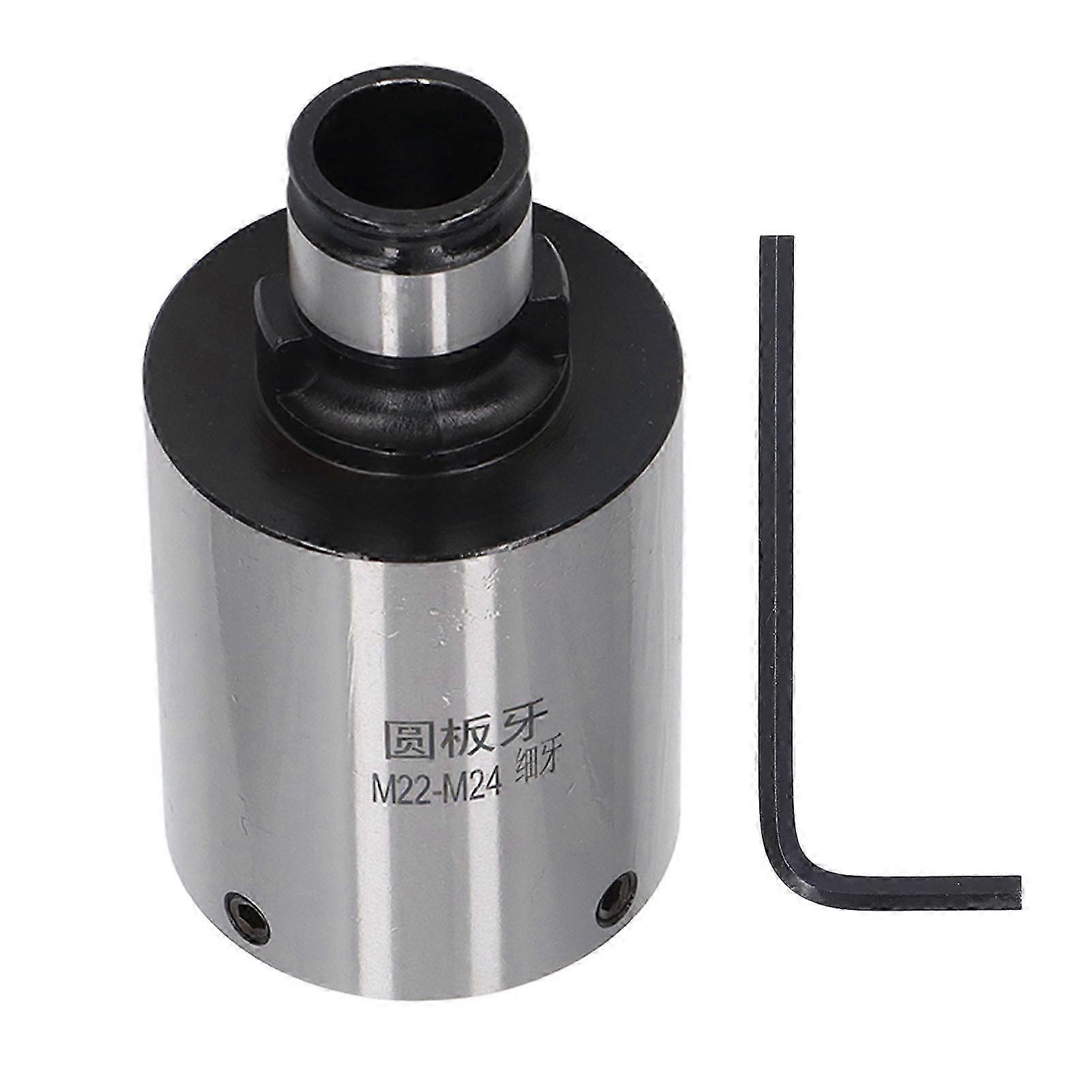 Round Die Chuck High Accuracy Carbon Steel Threading Die Collet 30mm Outer Diameter GT24 M22 M24 Fine Thread