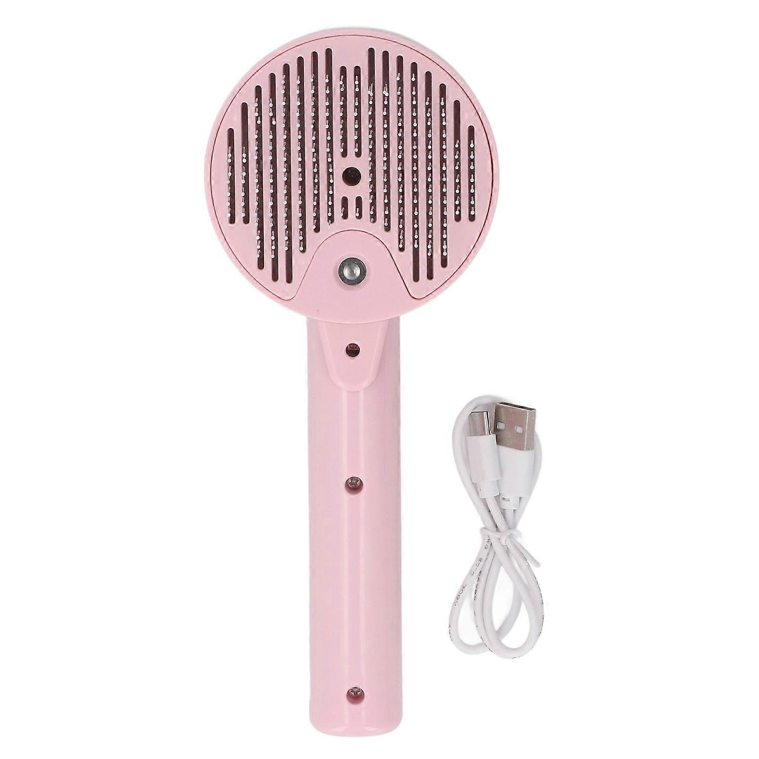Spray Cat Brush for Shedding Soft Brush Teeth Skin Friendly Release Button Hair Removal Comb for Pet