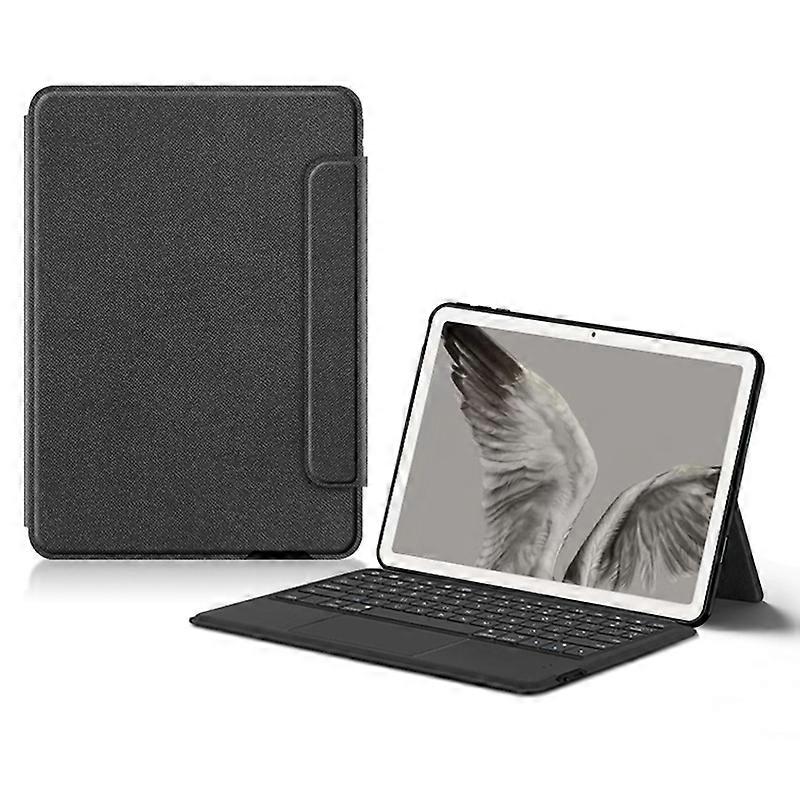 Compatibile con Google Pixel Tablet Custodia in pelle + Touchpad Tastiera compatibile con Bluetooth