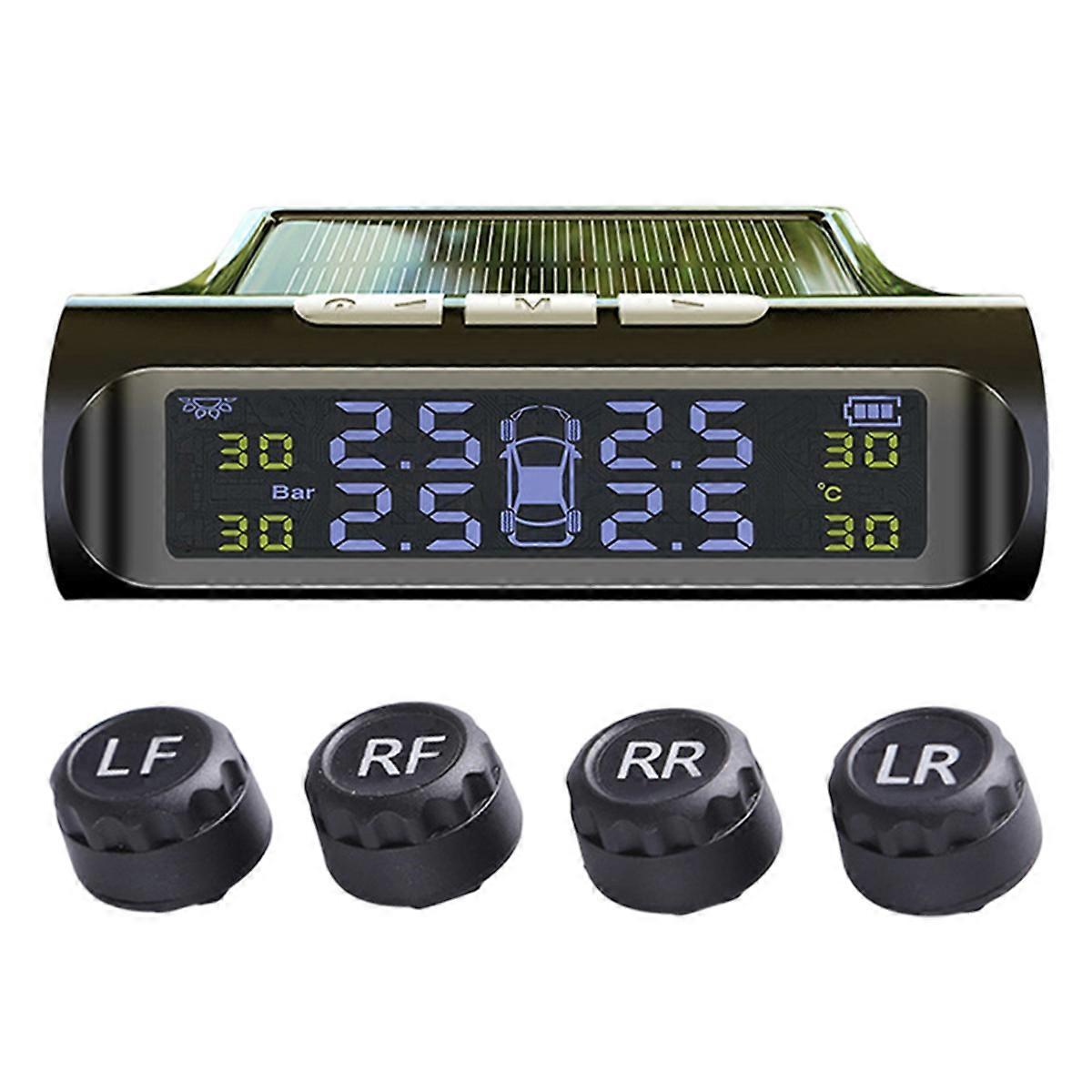 Car TPMS, Tire Pressure Monitoring System, Solar Power