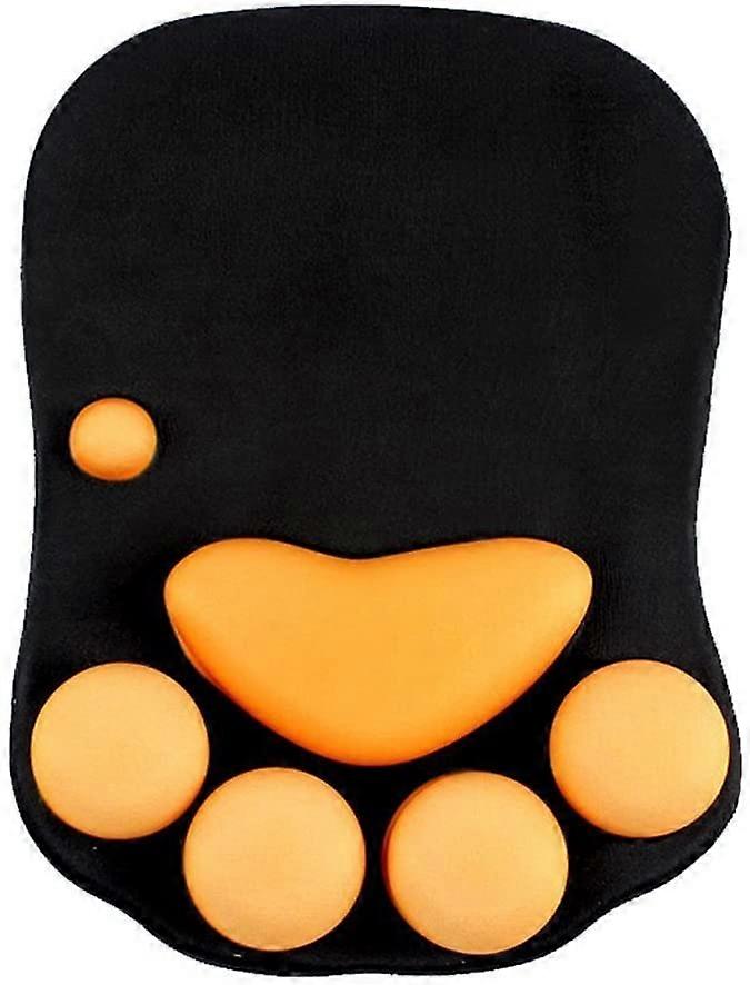 Adorable Mouse Pad, Ergonomic Design With Cooling Effect, Soft Silicone Wrist Rest For Comfort, Unique Cat Paw Pattern Elevates Your Desk Decor