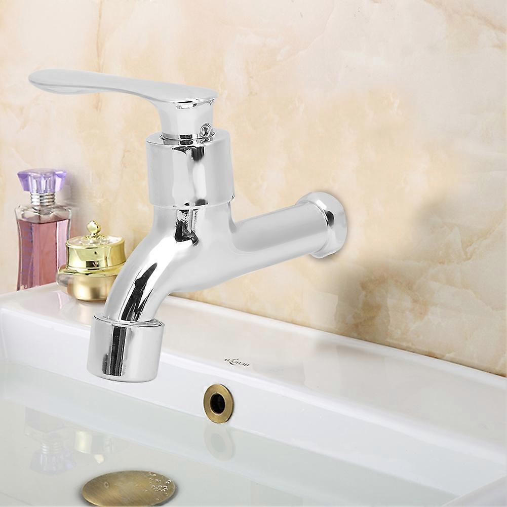 Splash-Proof Design Faucet, Smooth Surface Chrome Plated Zinc Alloy And Brass Valve Core For Wide Use In Home And Hotel