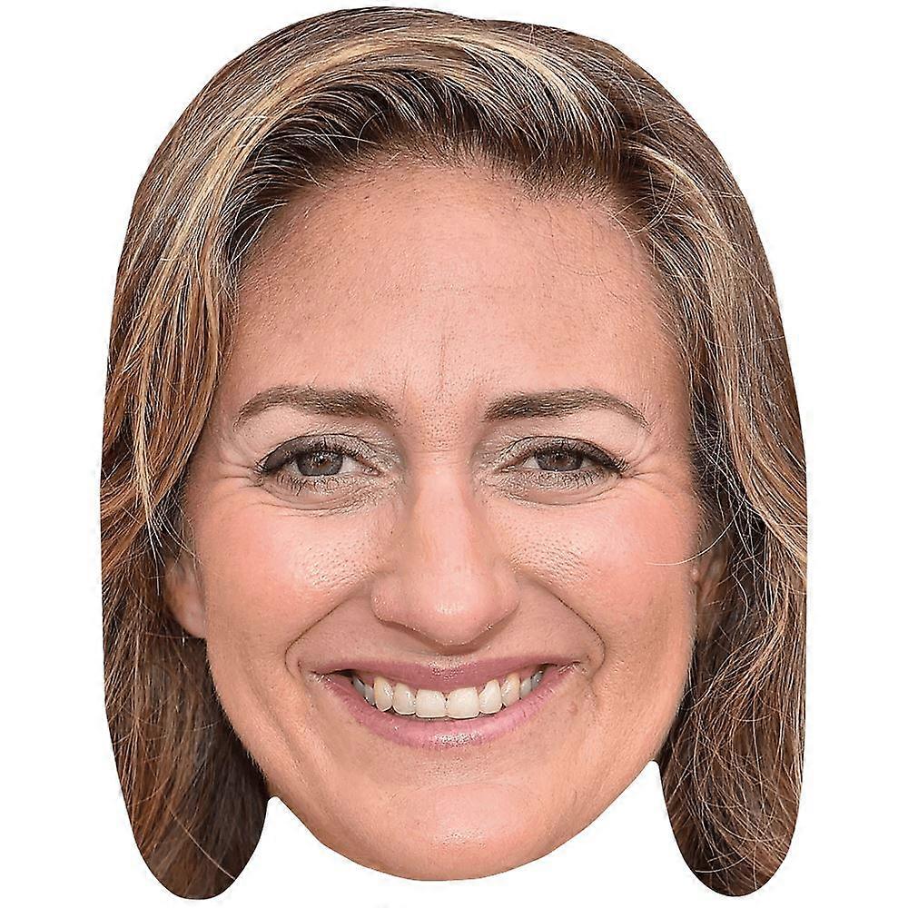 Mary Pierce (Smile) Celebrity Mask, Flat Card Face