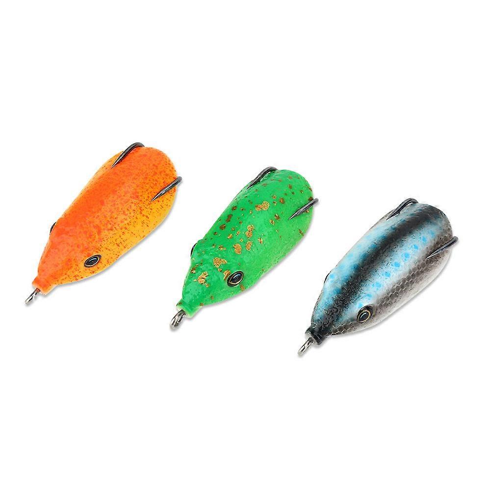 Assorted Frog Bait, Artificial Lifelike Frogs, High-strength Sharp Hook, Anti-snagging Design, Compact Shape For Accurate Casting, Attracts Fish With