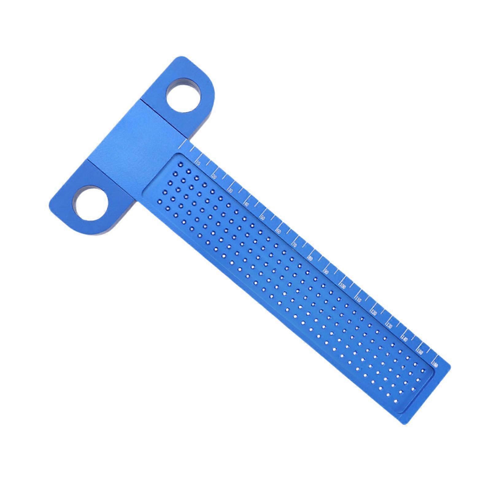 Woodworking Scriber T Square Ruler Construction Drafting Home Measuring Tool