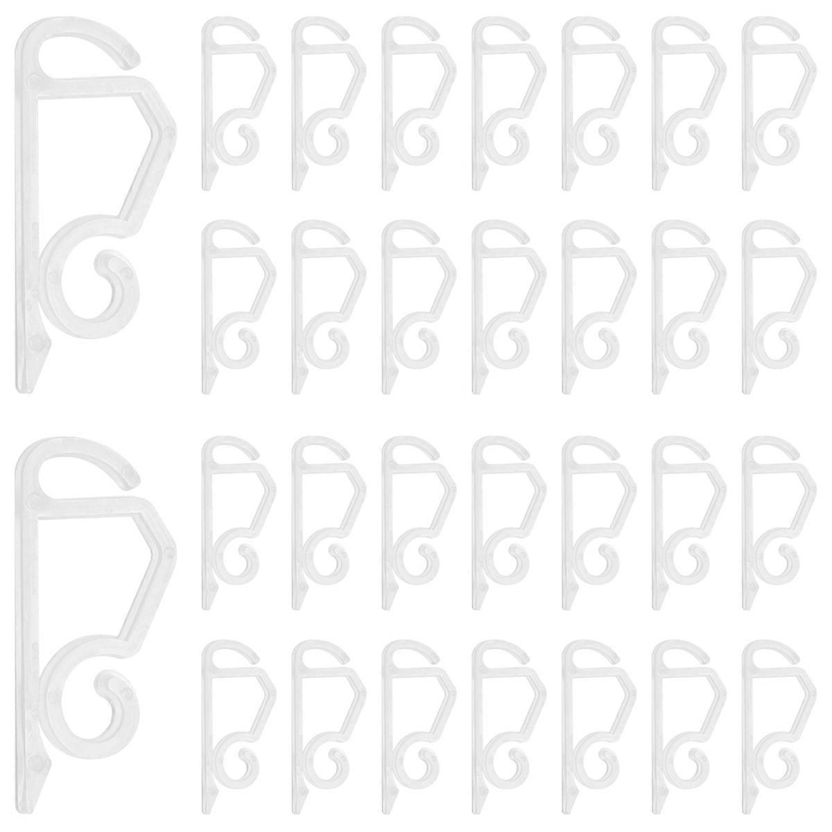 120 Pack Christmas Light Clips Outdoor White