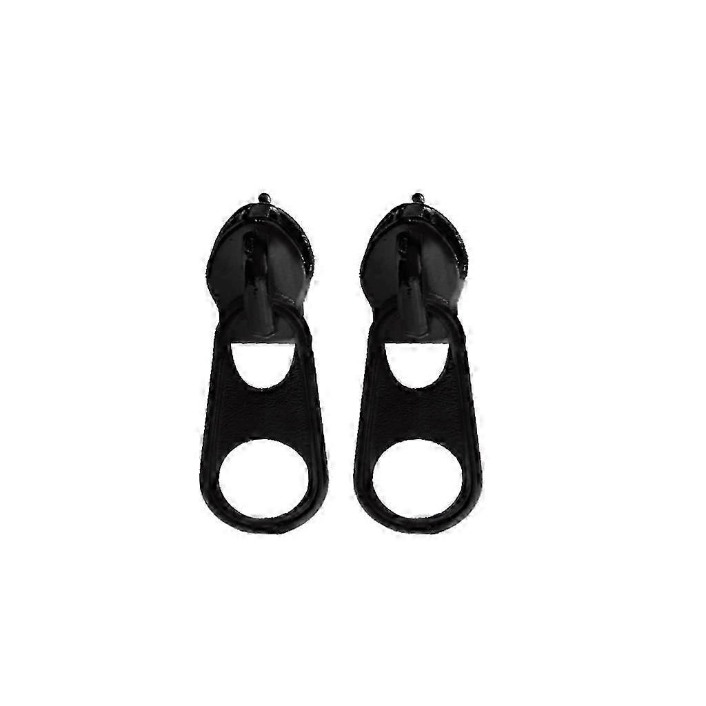 Punk Zipper Stud Örhängen Zipper Öronpiercing Smycken för Pojkvän Flickvän