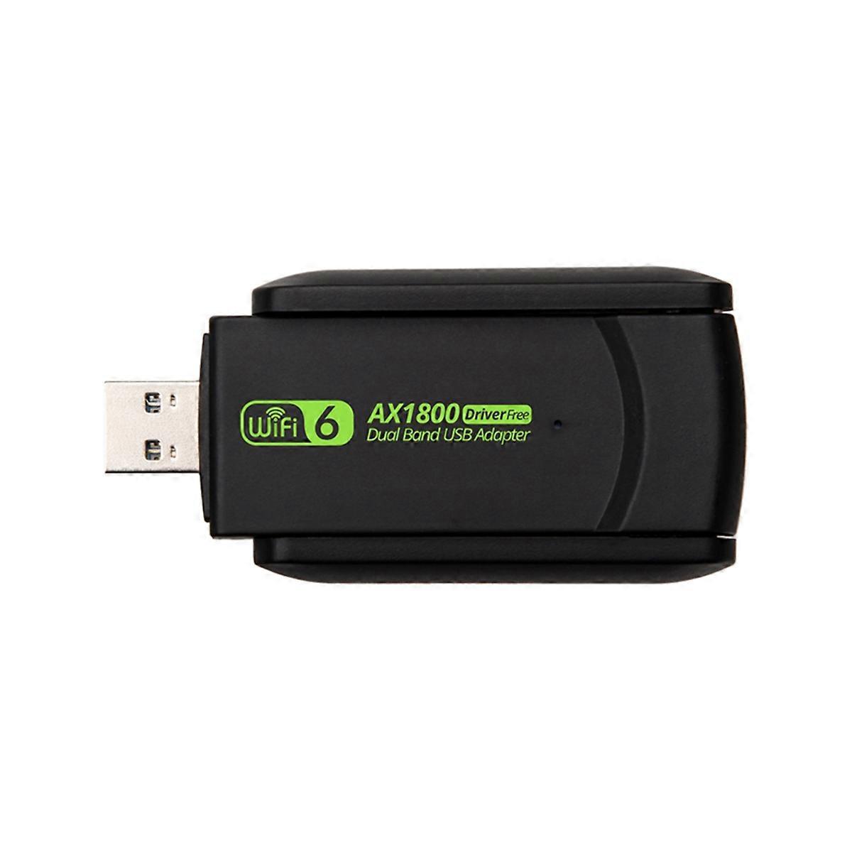 1800Mbps WiFi 6 USB Adapter Ethernet Dongle Network Receiver Card