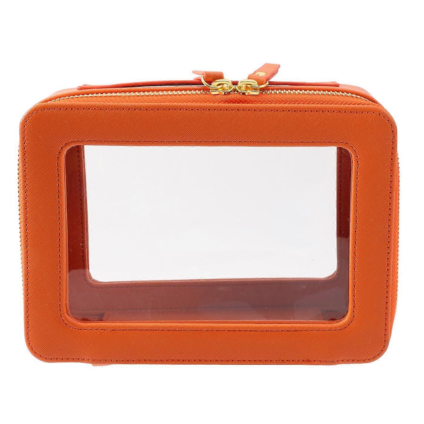 Large opening handle waterproof toiletry bag for travel