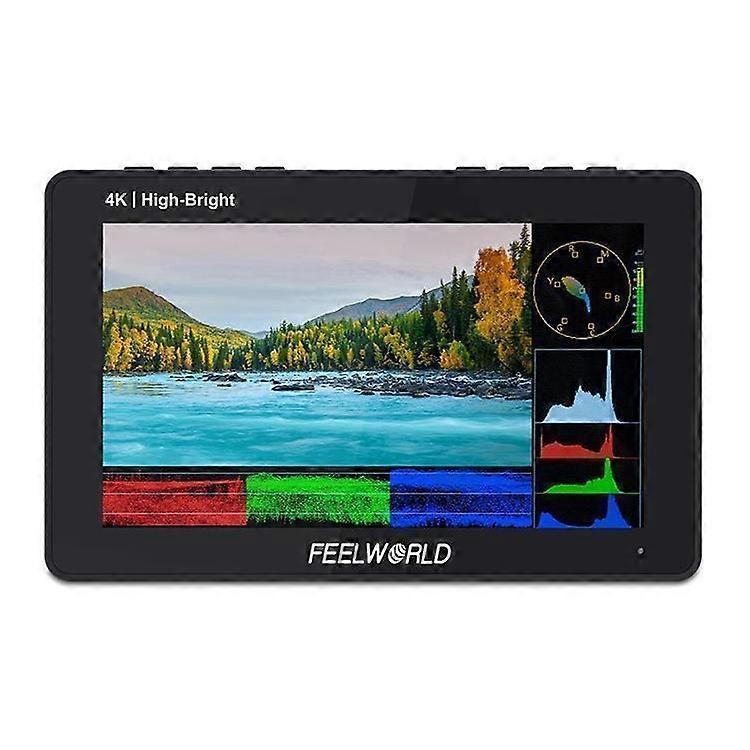 【New】 FEELWORLD F5 ProX 5.5 inch 1600nit High Bright Touch Screen DSLR Camera Field Monitor 4K HDMI F970 Install and Power Kit