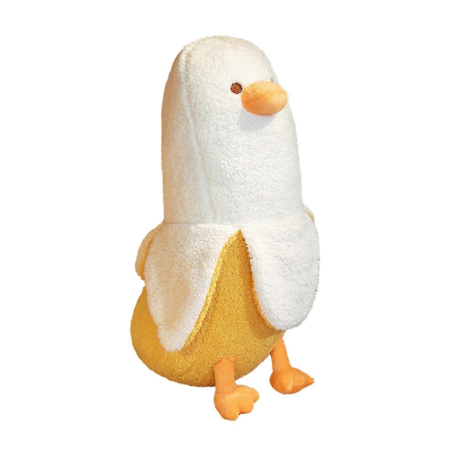 Banana Duck Plush Toy 50cm Super Soft Pp Cotton Stuffed Doll Creative Banana