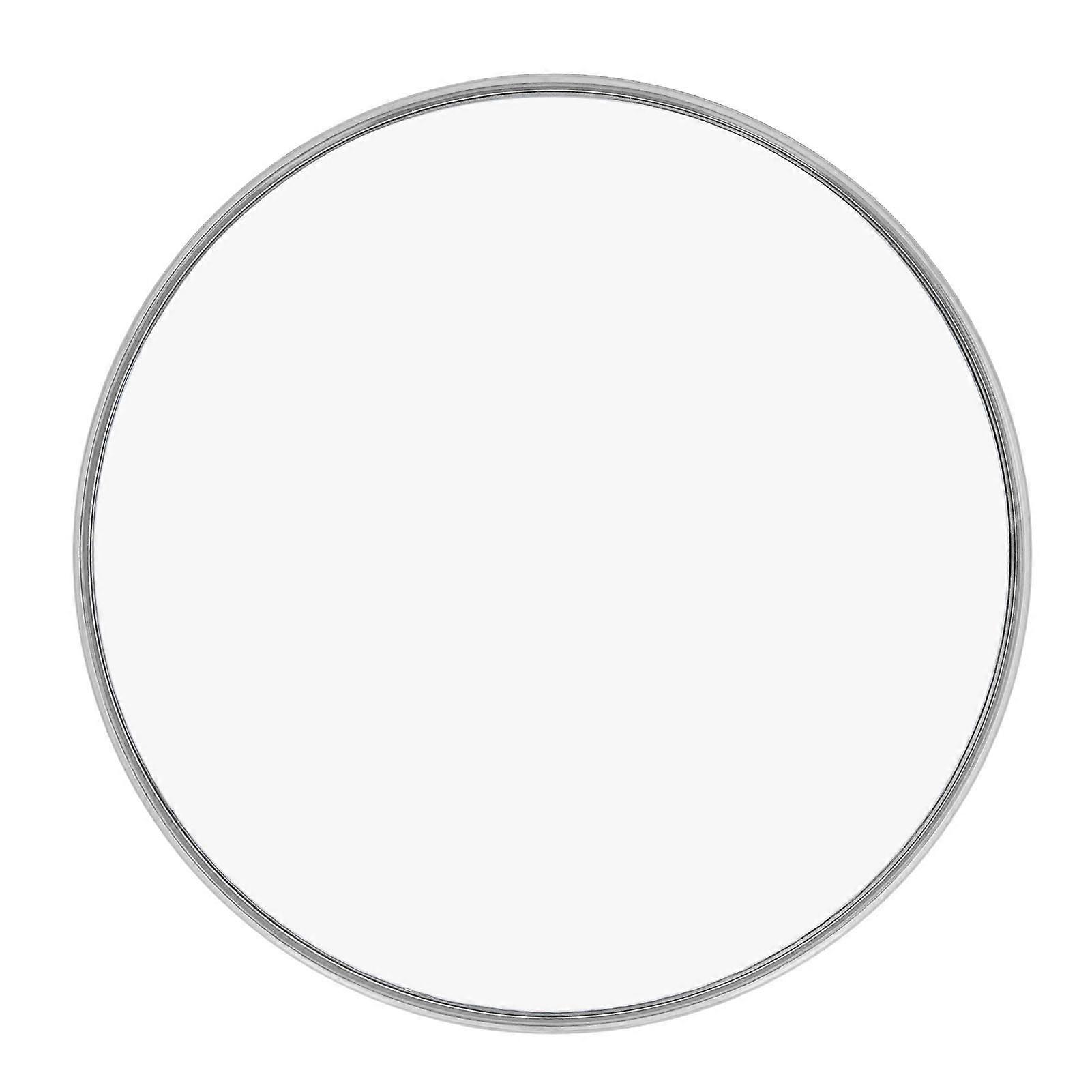 Miroir grossissant 30X, 6 pouces, avec 3 ventouses de fixation, miroir rond de voyage, argenté