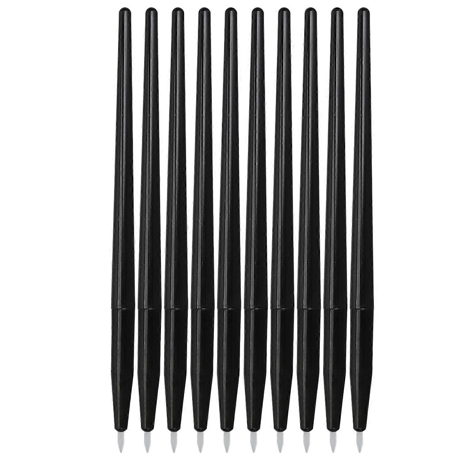10 Pcs Silicone Eyeliner Brushes Soft Easy Clean Eyeshadow Eyebrow Brushes Professional Makeup Tools