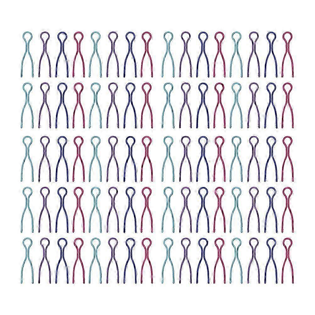 100 Pcs Pipe Shelf Bracket Wire Shelf Brackets Crochet Bobbin Holder Bobbin Thread Holder Bobbin Spool Holder