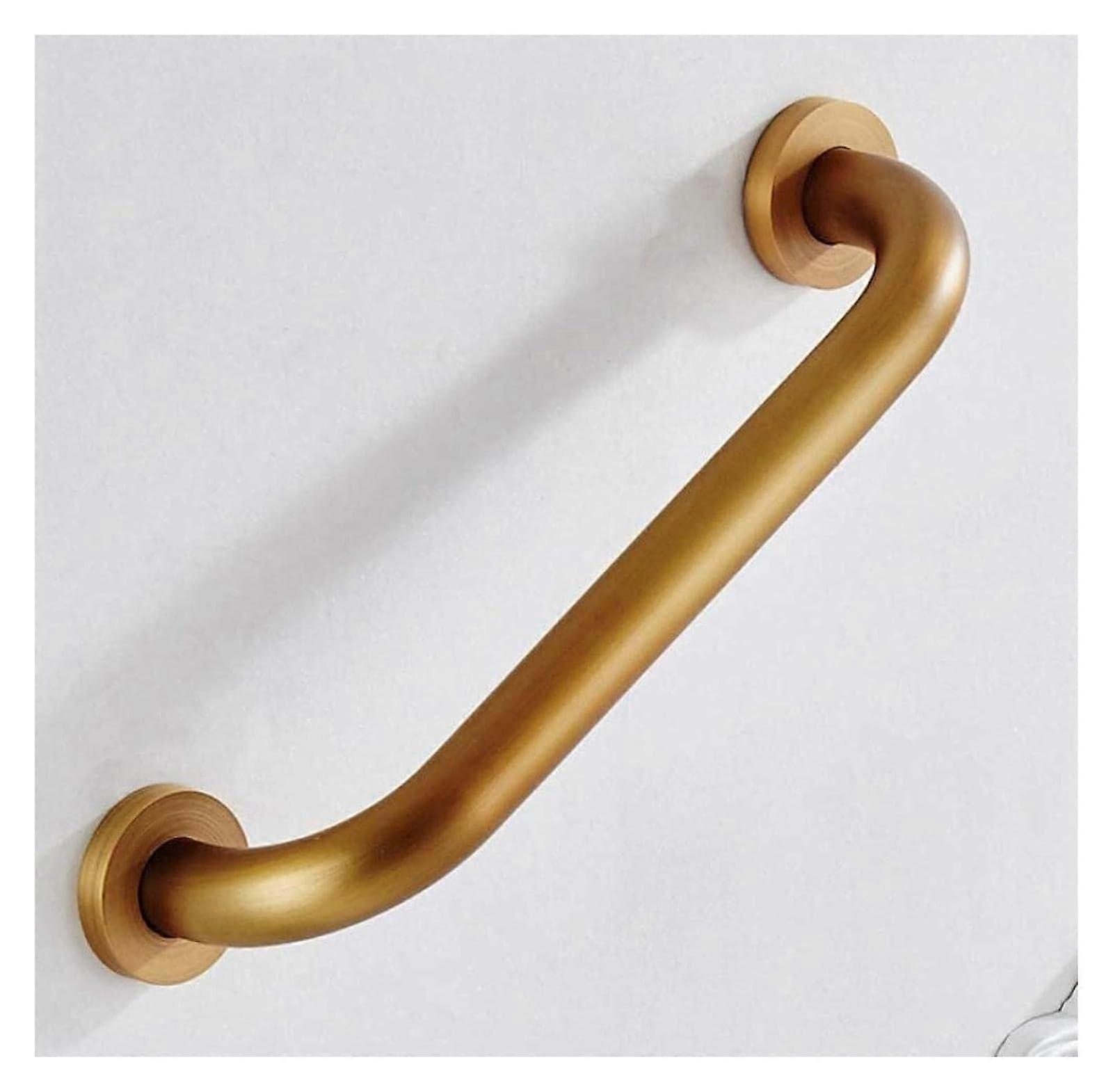 Grab Bar Bathroom Handle 40cm Copper Towel Rail Handrail for Safe Bathtub Support and Accessibility