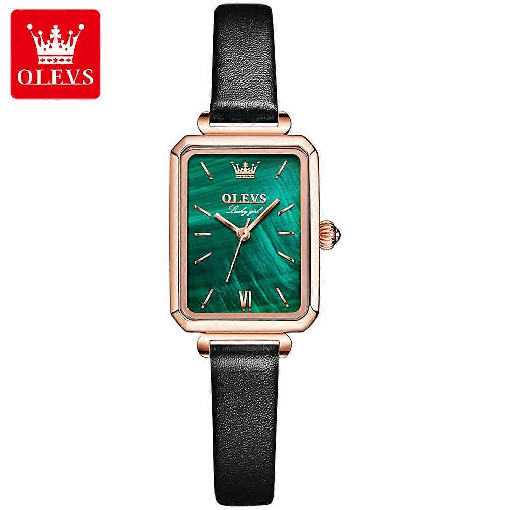 OLEVS Brand Little Green Quartz Women's Watch
