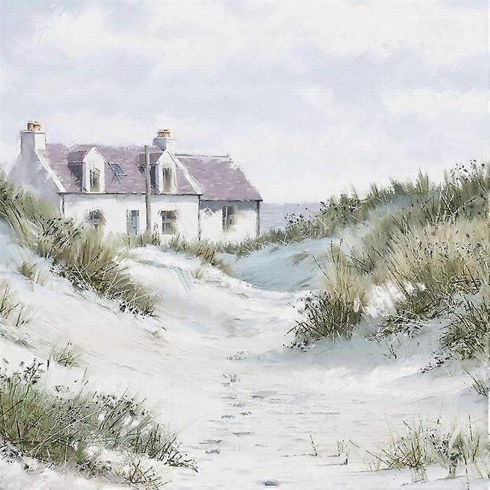 Richard Macneil White Sands I Canvas Print