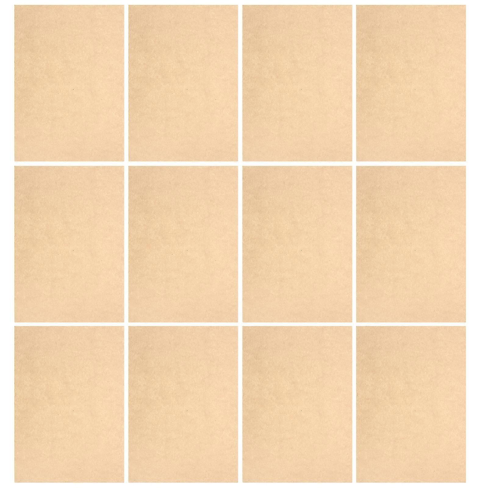 50Pcs A4 Paper Sheets Parchment Retro Paper for Certificate and Diploma 90g (Light Brown)