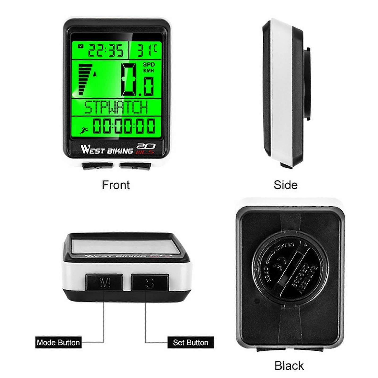 Bicycle Wireless Computer Speedometer OdometerBicycle Stopwatch Speed
