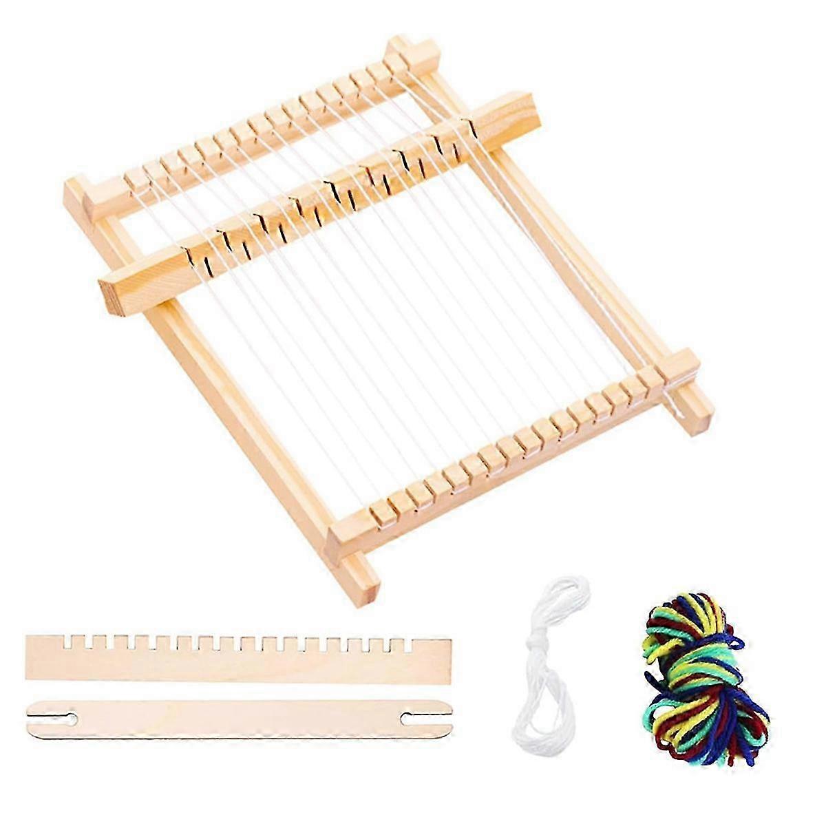 Weaving Loom Kit, Small Loom Kit DIY Hand-Knitting Weaving Machine for Weave Board Weaver Tapestry A YY