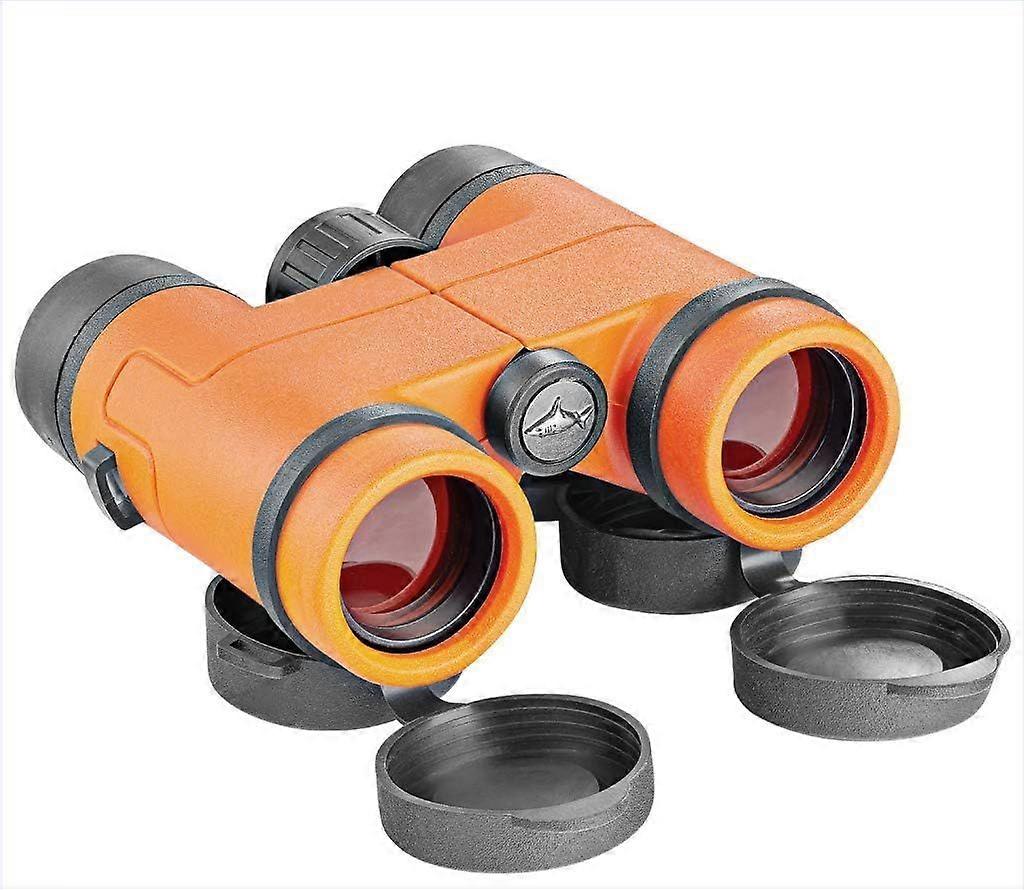 Waterproof Shockproof Color Binoculars 8X30 Plastic Telescope (Orange)