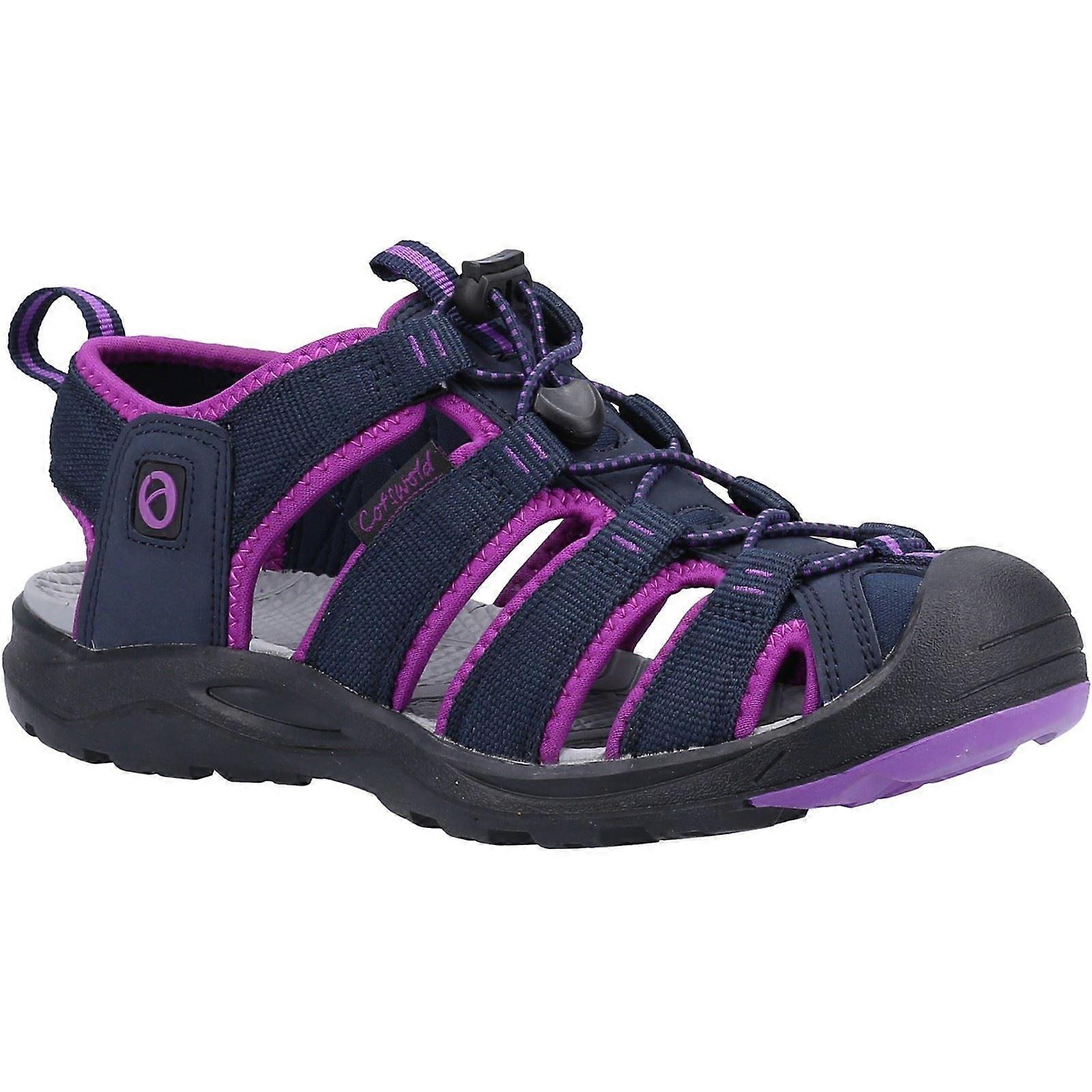 Cotswold Marshfield Ladies Navy Recycled PU Female Sandal Ladies Summer-8