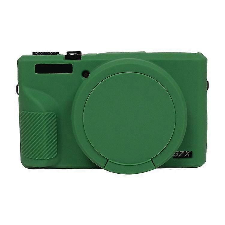 Soft Silicone Protective Case with Lens Cover For Canon PowerShot G7 X Mark III / G7X3