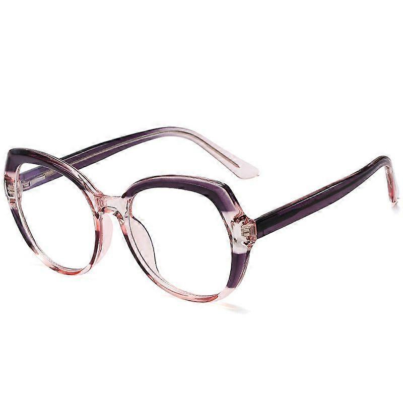 SHAUNA Retro Spring Hinge Women TR90 Colorful Glasses Frame Clear Anti Blue Light Eyewear Men Round Optical Eyeglasses Frame