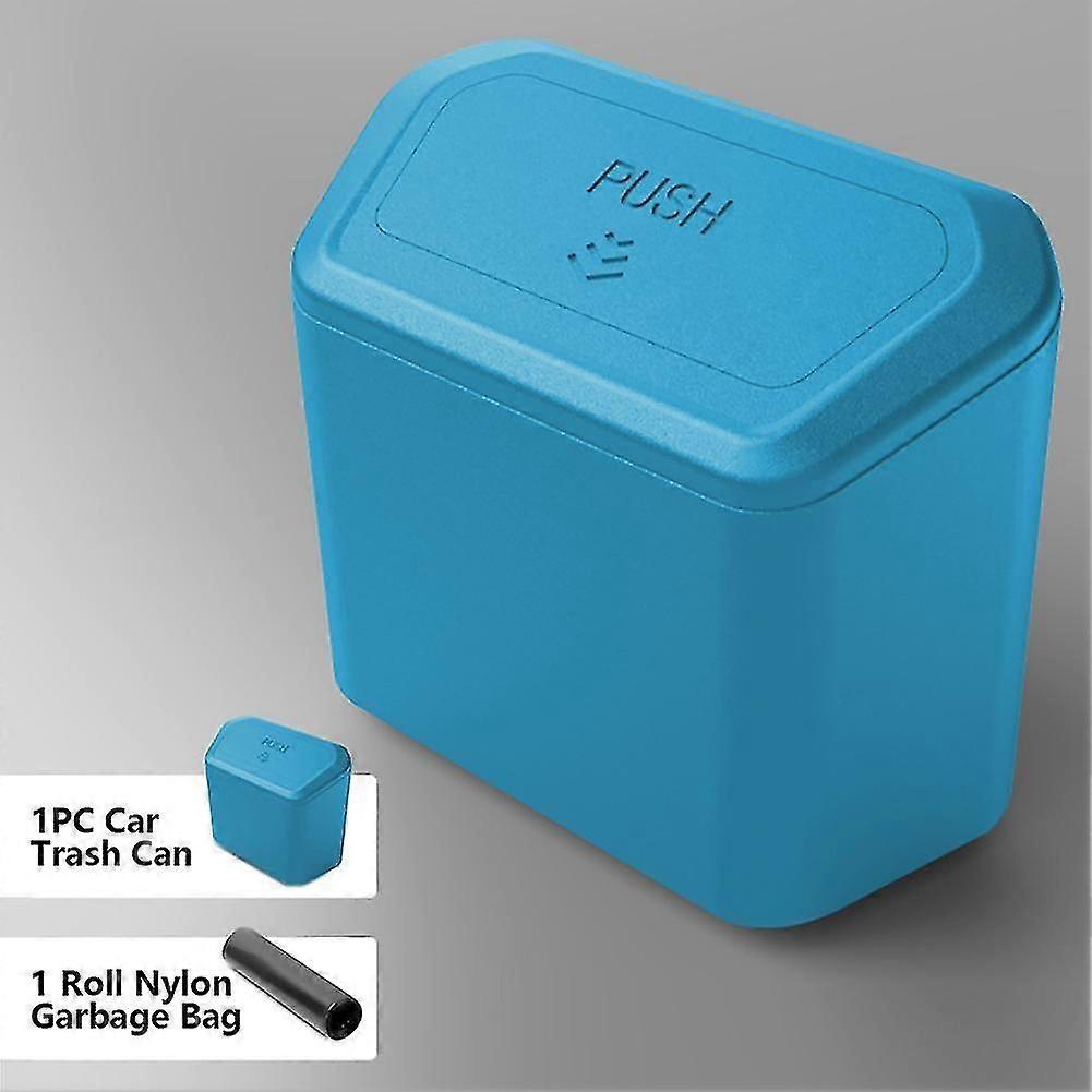 Car Trash Can Home Container with Lid - Garbage Bin, Auto Waste Paper Mini Portable Solution