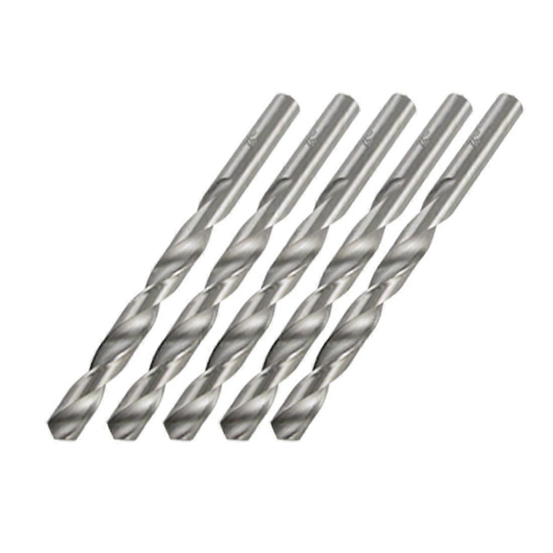 HSS Straight Drill Bit 5Pcs 10mm Diameter Twist Drill Set 4.8 Inch Length Model 43as256qo149