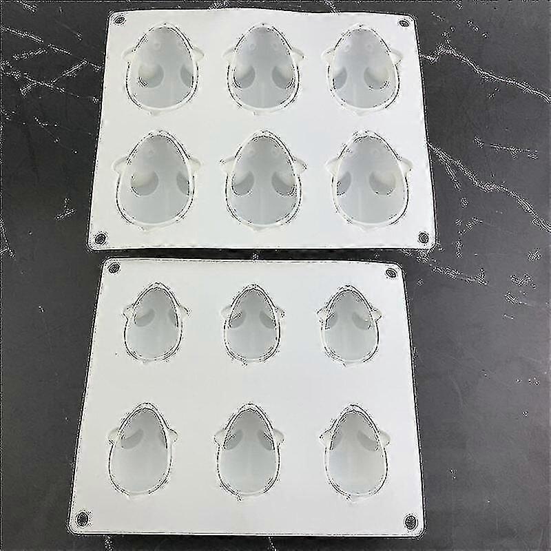 Miniowl-the New 6-hole Large Mouse Shape Mold  - 2sets