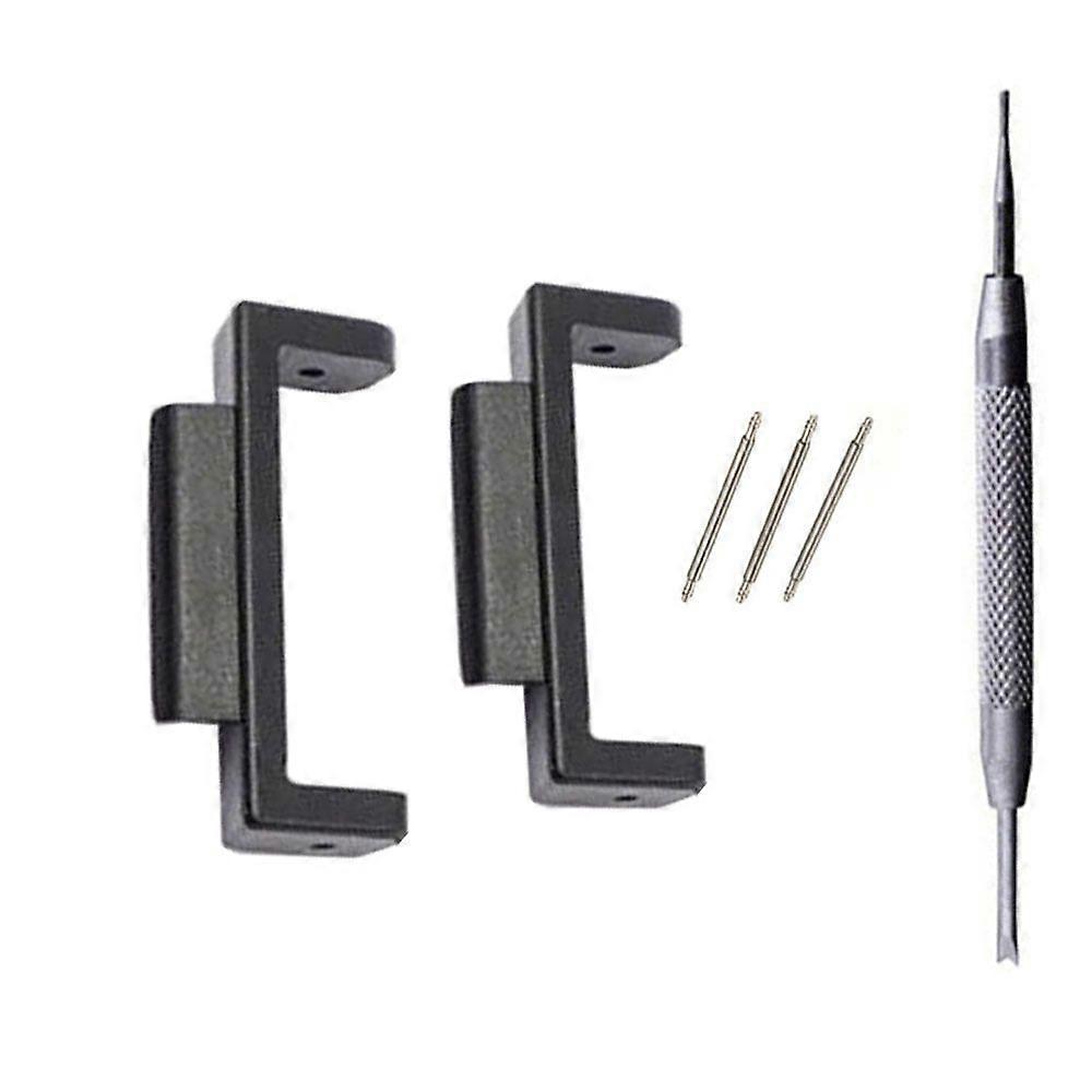 1 Pair Watch Band Connector Durable Replacement With Tools Watch Strap Connection Adapter Compatible For Casio Ga-110/dw-5600/dw-6900/gw-6900