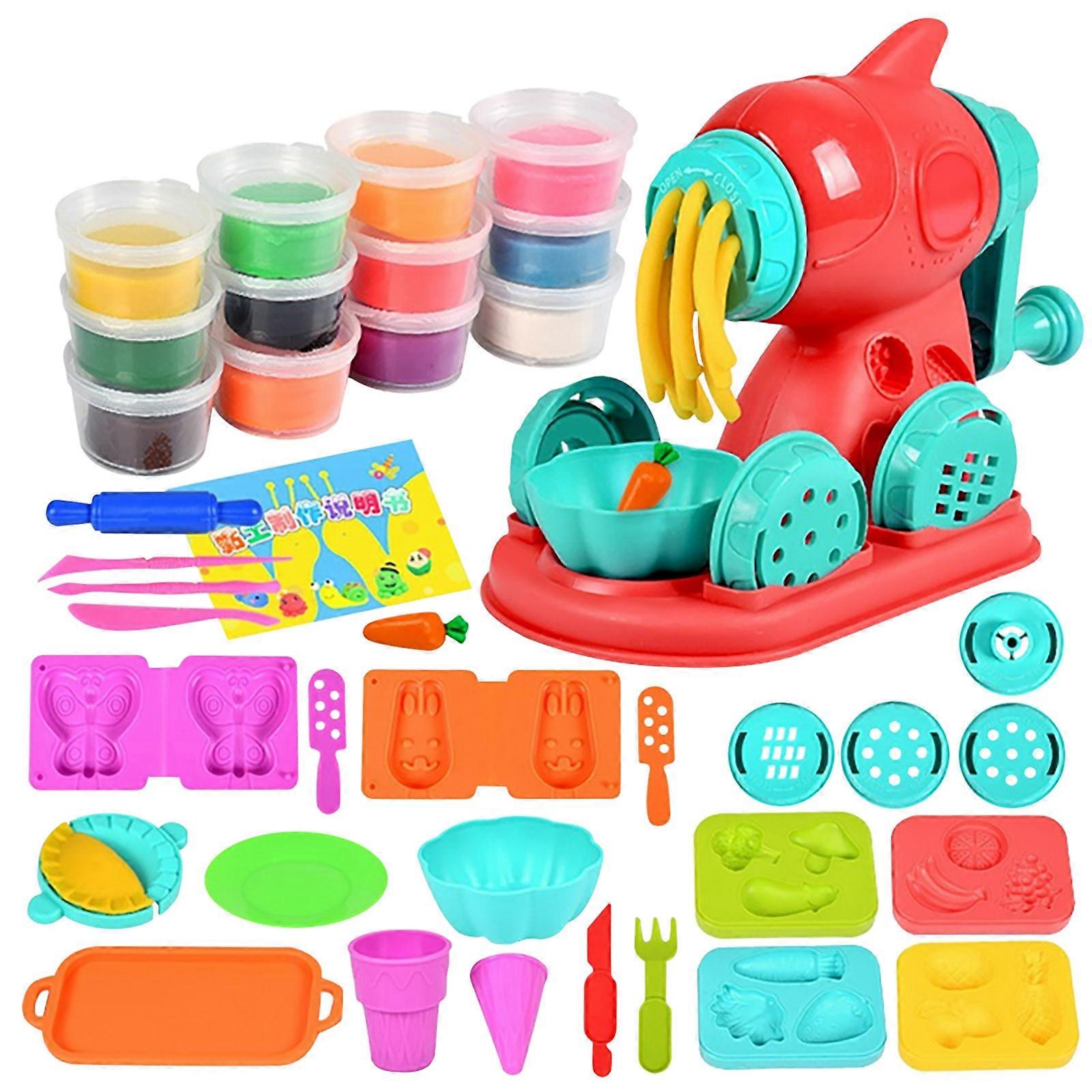 Fruit And Vegetable Machine Colored Mud Children DIY Comfortable Colored Mud Machine Children Aged LA517