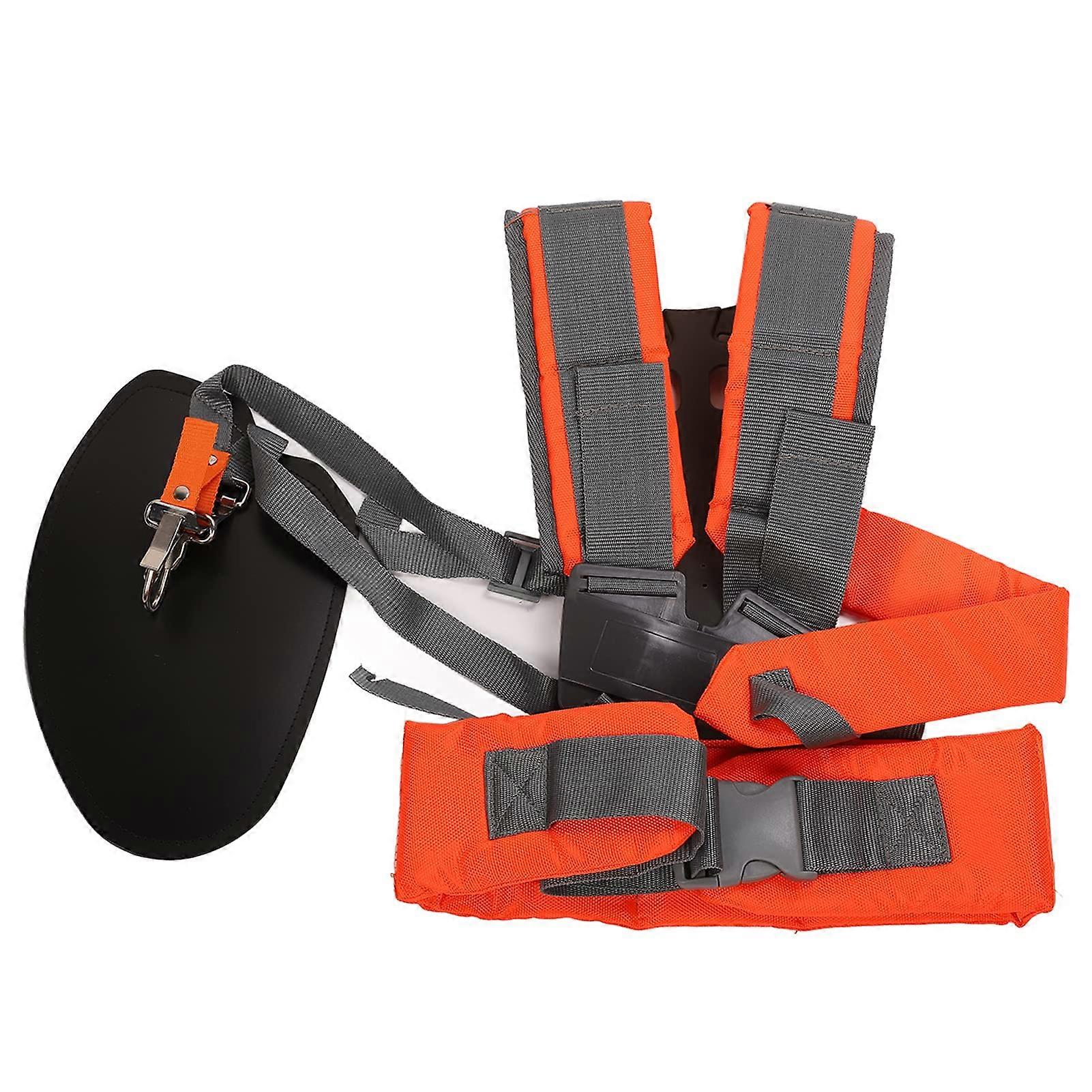 Trimmer Shoulder Strap, Adjustable Double Shoulder Harness Strap with Nylon Belt for String Trimmers and Lawn Tools
