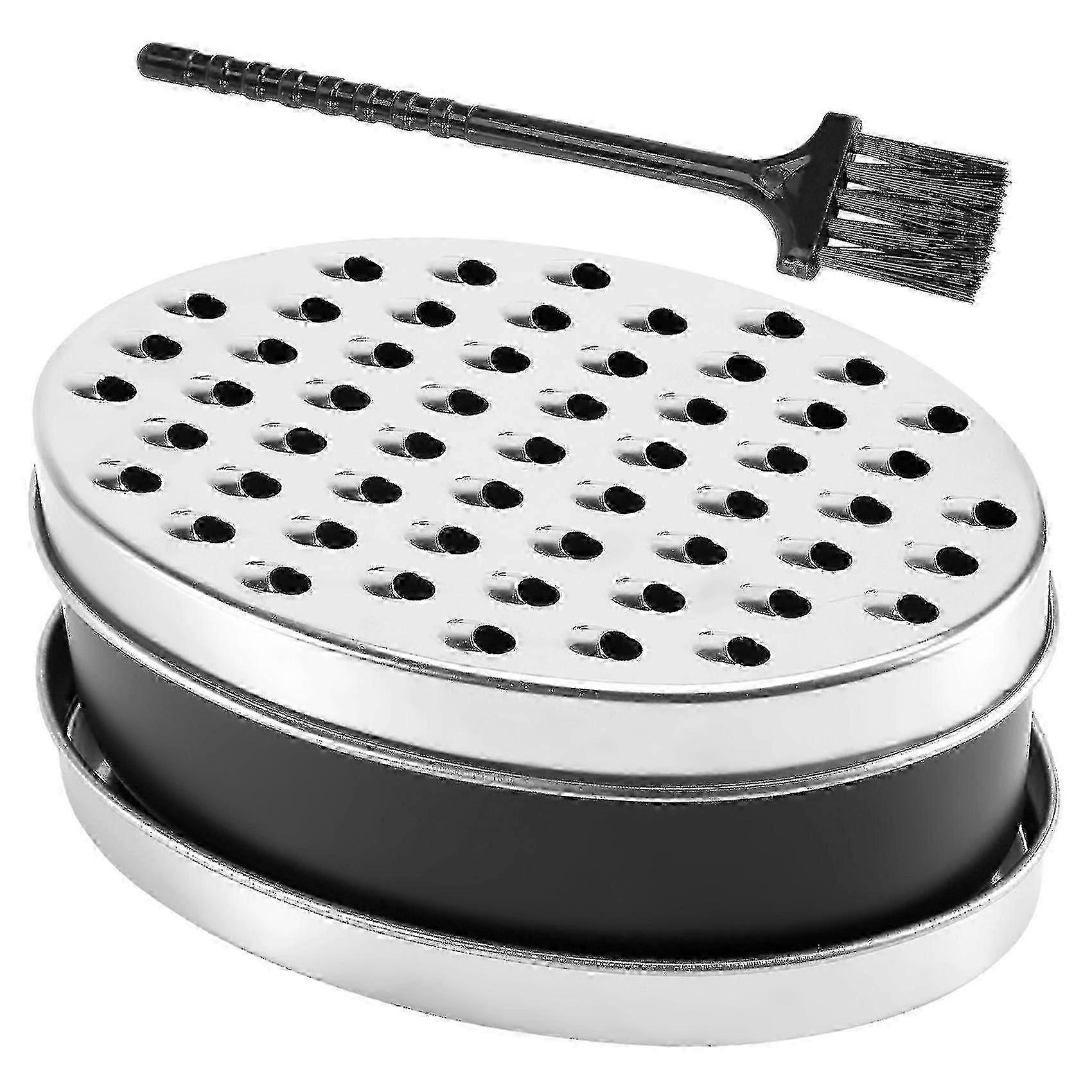 Cheese Grater with Container Lid for Ginger Grinder Black