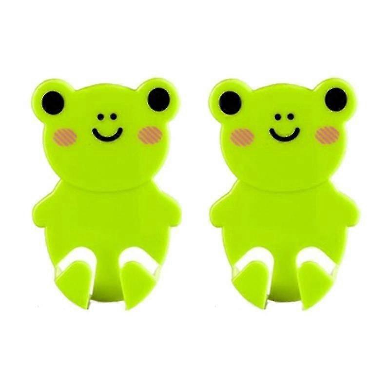 2pcs Cord Plug Bracket Mounted Animals Hook