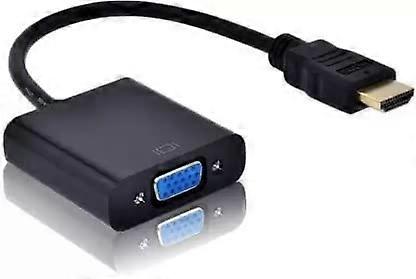 HDMI to VGA Converter Adapter Cable for Laptop, Computer, and TV - 1080p Resolution, Plug and Play, Compact Design