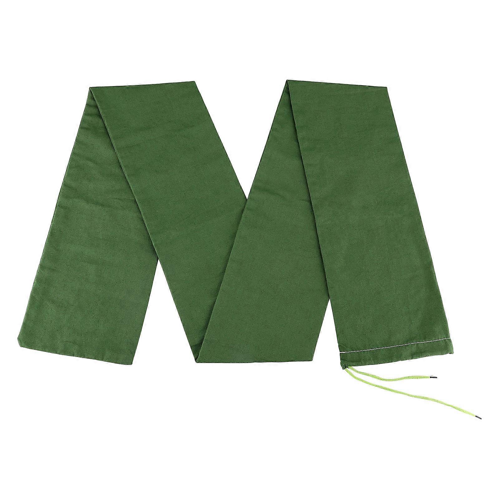 Extended Width Flood Control Bag Heavy-Duty Canvas Water Barrier Durable Reinforced Design 25x120cm Green 1pcs Ideal for Flood Managemen