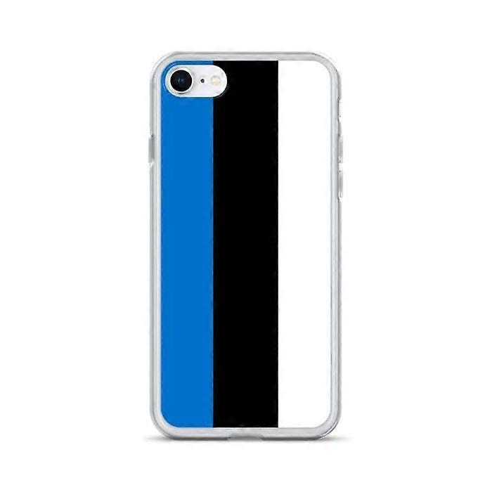 iPhone Case - PIXELFORMA - iPhone 7 - Flag of Estonia - Full Protection - Soft Silicone