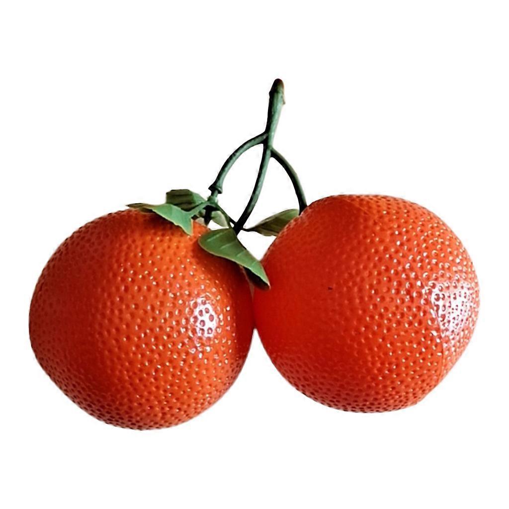 Artificial Lifelike Orange Fake Mini Tangerine Fruit Simulation Oranges for Home Orange