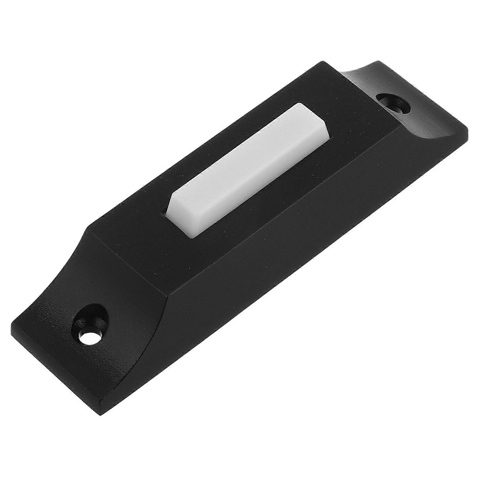 Doorbell Button Door Bell Push Button Wall Mounted Door Bell Button Wired Replacement Garage Door Opener Button Switch for Home Black
