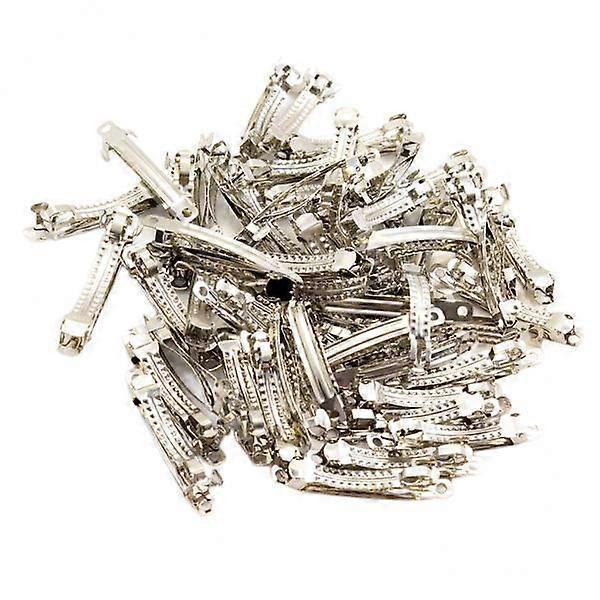 Pack of 50 Assorted Spring Hair Barrettes in Multiple Sizes