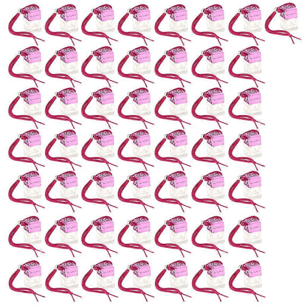 50x Car Perfume Bottle Car-styling Air Freshener for Essential Oils Perfume