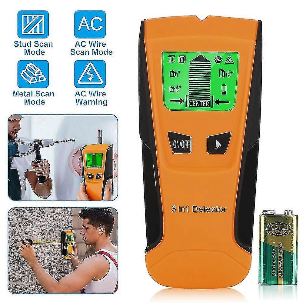 Handheld Metal Detector Side Detection Ac Voltage Live Wire Detector